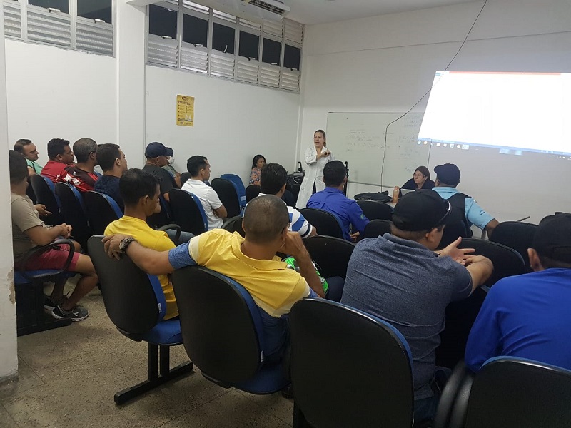 Vigilantes do Tarcísio Maia são orientados sobre a Covid-19
