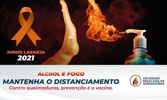 Junho Laranja é o mês nacional de prevenção de queimaduras